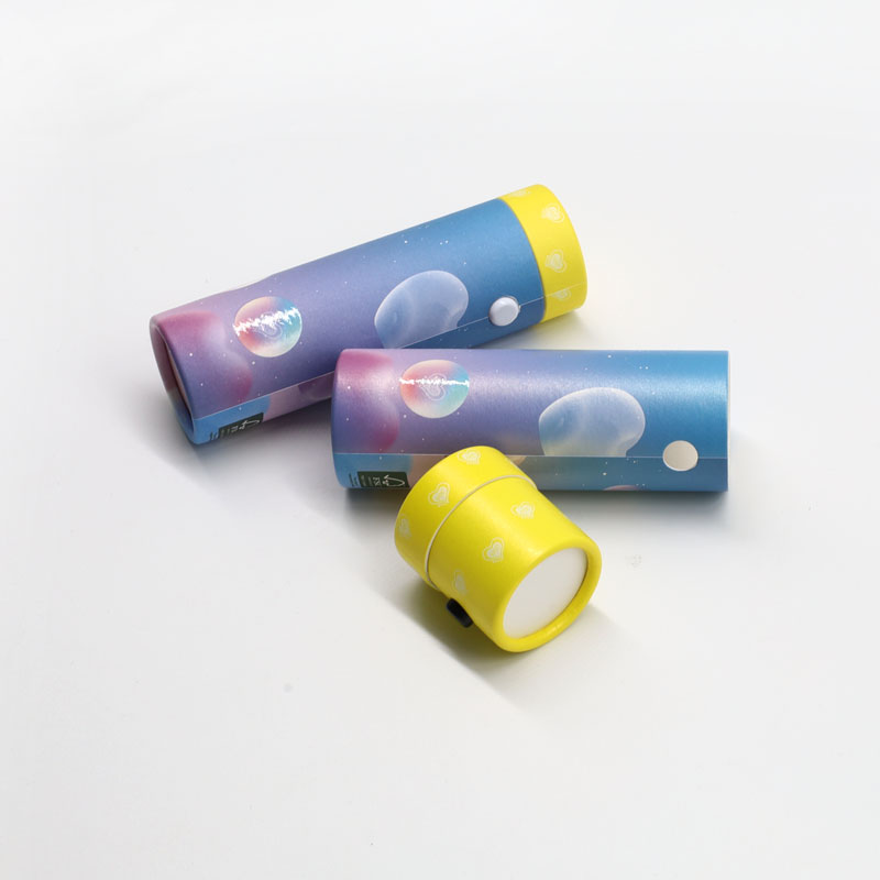 custom design food grade child safety child resistant cbd paper tube packaging container